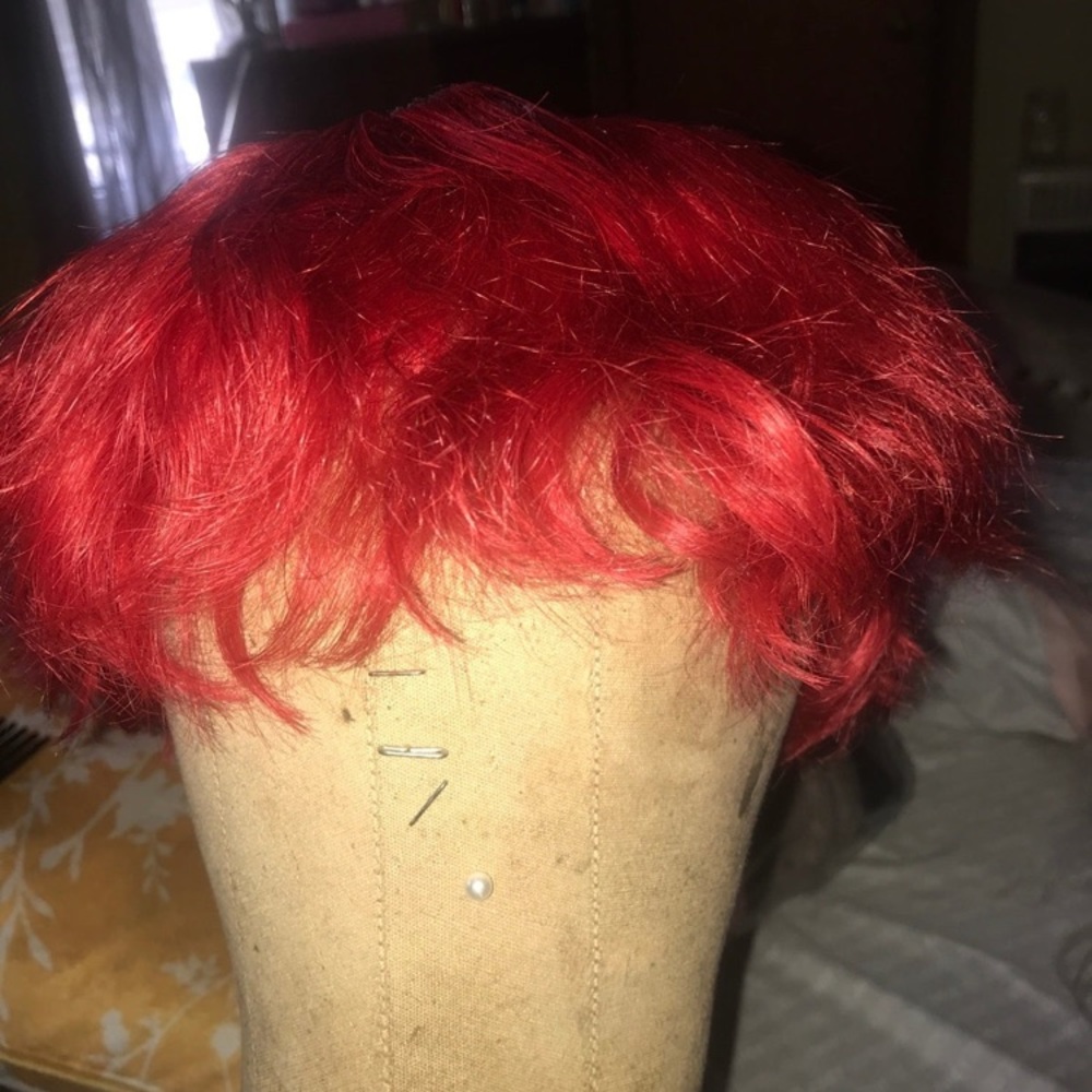 Red Pixie Cut Wig